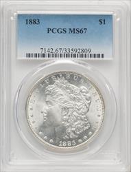 1883 $1 Morgan Dollar PCGS MS67