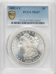 1882-CC $1 Morgan Dollar PCGS MS67