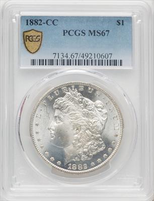 1882-CC $1 Morgan Dollar PCGS MS67