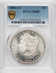 1880-CC $1 Morgan Dollar PCGS MS67