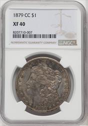 1879-CC $1 Morgan Dollar NGC XF40