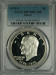 1976-S Eisenhower Dollar PR70DCAM PCGS