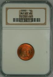 1899 Indian Cent MS65RD NGC