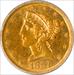 1857-C LIBERTY $5