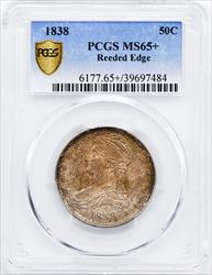 1838 CAPPED BUST 50C