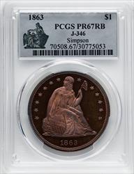 1863 S$1 J-346