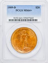 1909-D ST. GAUDENS $20