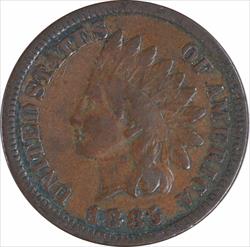 1885 Indian Cent F Uncertified
