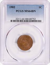 1902 Indian Cent MS64BN PCGS
