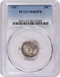 1917 Mercury Silver Dime MS65FB PCGS