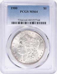 1900 Morgan Silver Dollar MS64 PCGS