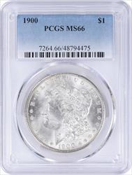 1900 Morgan Silver Dollar MS66 PCGS
