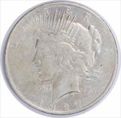 1927-D Peace Silver Dollar VF Uncertified