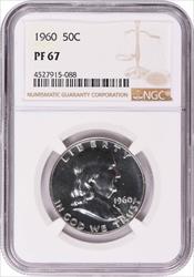 1960 Franklin Silver Half Dollar PR67 NGC