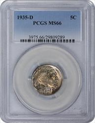 1935-D Buffalo Nickel MS66 PCGS