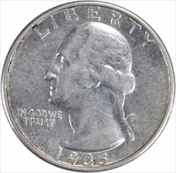 1935 Washington Silver Quarter EF Uncertified