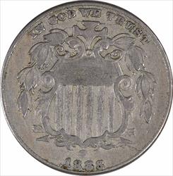 1883 Shield Nickel EF Uncertified