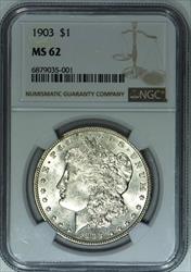 1903 Morgan Dollar NGC MS-62  