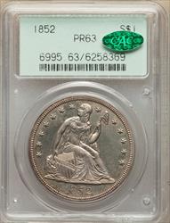 1852 LIBERTY SEATED S$1