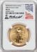 2006 $50 Burnished Gold Eagle NGC MS70 Ron Harrigal Signed