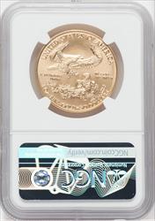 1996 $50 American Eagle NGC MS70 Ed Moy Signed