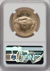 2023-W One-Ounce Gold Eagle Burnished First Strike NGC MS70