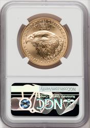 2023-W One-Ounce Gold Eagle Burnished Brown Label NGC MS70