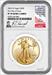 2024 W $50 Gold Eagle FDI NGC PF70 Ultra Cameo Ron Harrigal Signed