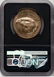 2022-W One-Ounce Burnished Gold Eagle FDI NGC MS70 Jennie Norris