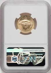 2021 $10 Quarter Ounce Gold Eagle Type Two FDI FDI 1ST NGC MS70