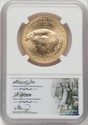 2023-W Burnished Gold Eagle 1 oz NGC MS70