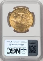 1907 $20 Saint Saint-Gaudens Double Eagle NGC MS62 (5420015)