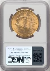 1908 $20 NO MOTTO Saint-Gaudens Double Eagle NGC MS66+ (767915002)