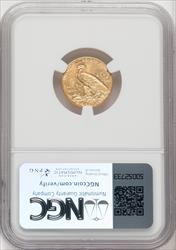 1913 $2.50 Indian Quarter Eagle NGC MS62 (767964004)