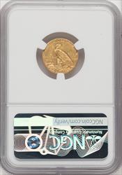 1911 $2.50 Indian Quarter Eagle NGC MS62 (506055003)