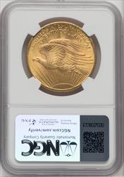 1908 $20 NO MOTTO Saint-Gaudens Double Eagle NGC MS66+ (764473027)