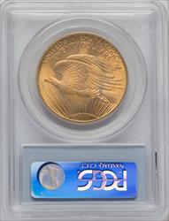 1908 NM $20 Wells Fargo Saint-Gaudens Double Eagle PCGS MS66 (764635040)