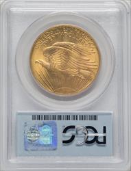 1908 NM $20 Wells Fargo Saint-Gaudens Double Eagle PCGS MS67 (764699001)