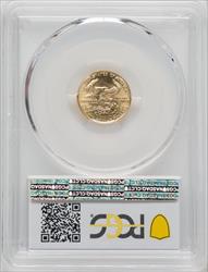 1987 $5 Tenth-Ounce Gold Eagle PCGS MS70 (765229013)