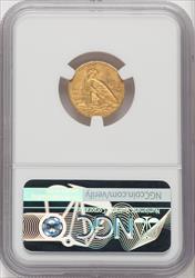 1911 $2.50 Indian Quarter Eagle NGC MS62 (173839031)