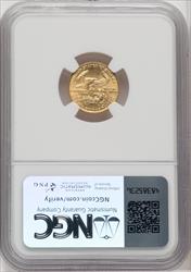 1989 $5 Tenth-Ounce Gold Eagle NGC MS70 (519324019)