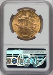 1920 $20 Saint-Gaudens Double Eagle NGC MS62 (571682049)