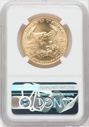 1988 $50 One-Ounce Gold Eagle NGC MS70 Moy Signed