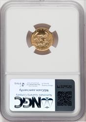 1995 $5 Tenth-Ounce Gold Eagle Brown Label NGC MS70 (768383001)