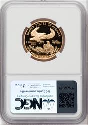 1995-W $25 Half-Ounce Gold Eagle NGC PF70 Thomas Uram