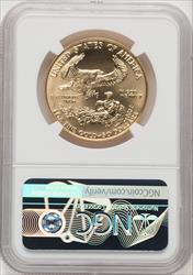 1991 G$50 One-Ounce Gold Eagle Brown Label NGC MS70 (761059015)