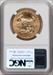 1995 $50 One-Ounce Gold Eagle NGC MS70 (766878053)