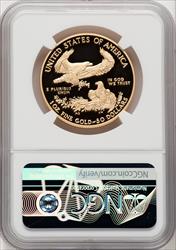 2020-W $50 One-Ounce Gold Eagle First Day of Issue NGC PF70