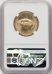 2021 $25 Half-Ounce Gold Eagle Type Two NGC MS70