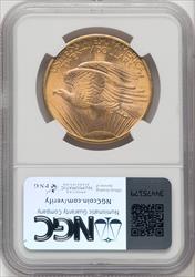 1908 NM $20 Wells Fargo Saint-Gaudens Double Eagle NGC MS66+ (519737003)